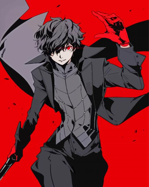 Joker Persona 5 Anime Paint By Numbers - Paint By Numbers